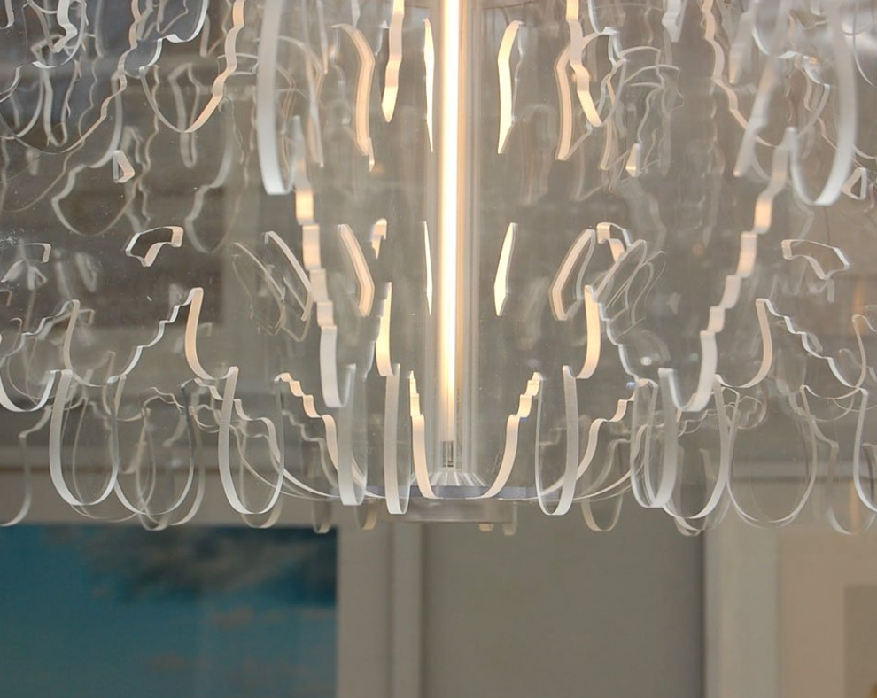 Therese Lucite Chandelier — Ruby Beets